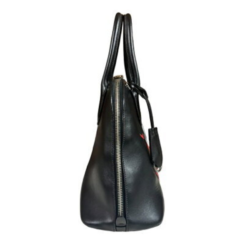 Prada Black Burning Flame Heels Promenade Handbag - Picture 4 of 7